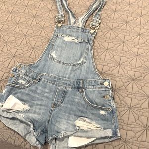 LF like new denim overalls